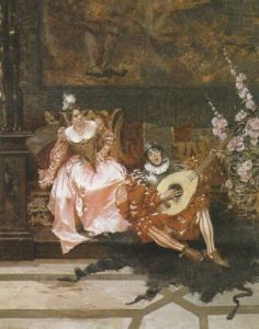 The Serenade by Francois Flameng