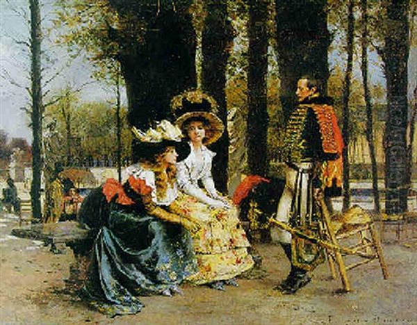 In The Luxembourg Gardens - view 1