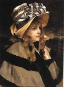 Portrait Of Mrs Alfred Stevens Portrait Of Mrs Alfred Stevens