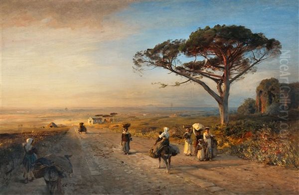 The Via Appia - view 1