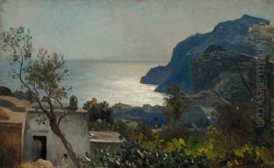 The Coast Of Capri With The Monte Solaro