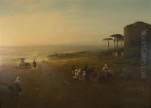 Blick In Die Romische Campagna by Albert Flamm