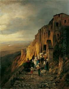 Ansicht Von Rocca Di Papa by Albert Flamm