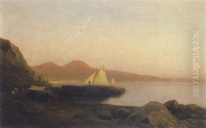 Bucht Von Neapel by Albert Flamm