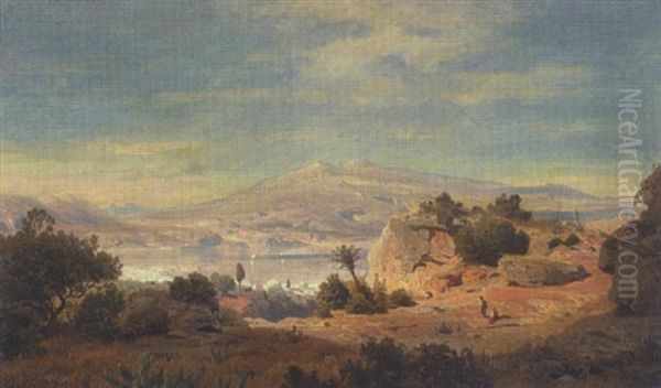 Italienische Kustenlandschaft - view 1