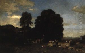 Figures By A Spring