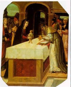 The Presentation In The Temple by Juan De Flandes