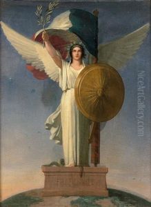 Allegorie De La Republique by Hippolyte Flandrin