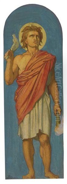 Samson, Study For The Decoration Of The Nave Of Saint-germain-des-pres, Paris - view 1
