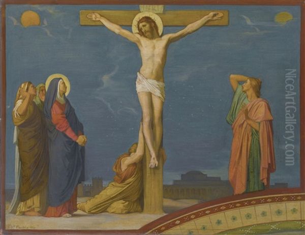 La Mort De Jesus-christ Sur Le Calvaire, Study For The Decoration Of The Nave Of Saint-germain-des-pres, Paris - view 1