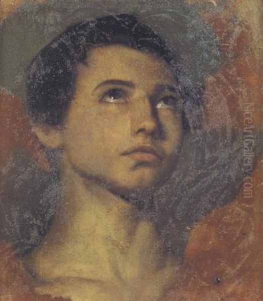 Etude De Tete De Jeune Homme - view 1