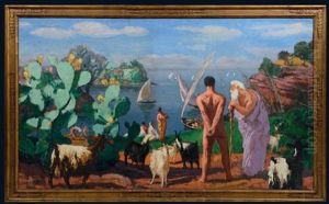 L'age D'or by Jules Flandrin
