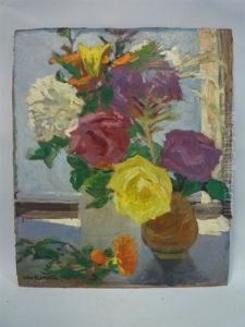 Le Bouquet Devant La Fenetre