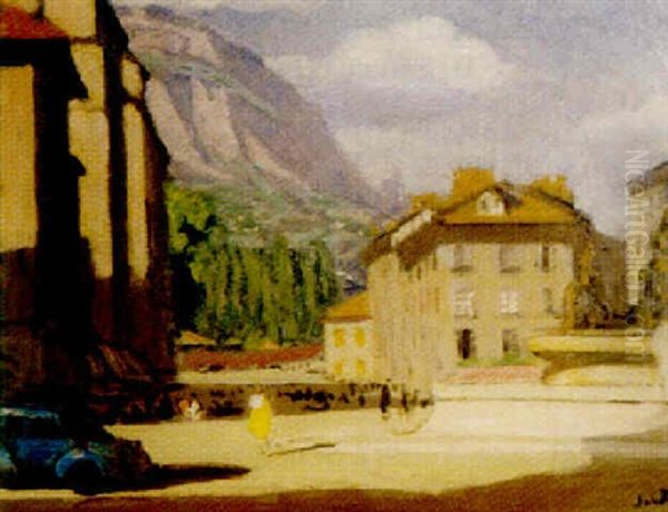 Grenoble. La Place Notre-dame - view 1