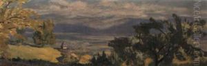 Premiers Rayons Du Soleil Levant by Jules Flandrin