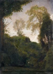 Paysage De Sous-bois by Paul Flandrin