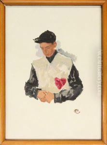 Portrait Of Kent Vaughn Posing For Cockade Farms (darlington, Maryland) by Vaughn Flannery