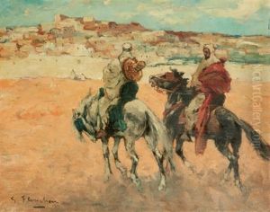 Les Cavaliers - The Riders by Gustave Flasschoen