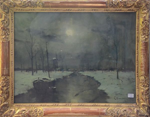 Paysage Enneige - view 1