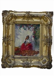 Femme Aux Oranges by Gustave Flasschoen