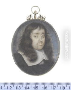 A Gentleman, Wearing Black Cloak And White Lawn Collar Drawn With Tassels, His Natural Dark Hair Falling Before His Shoulders A Gentleman, Wearing Black Cloak And White Lawn Collar Drawn With Tassels, His Natural Dark Hair Falling Before His Shoulders