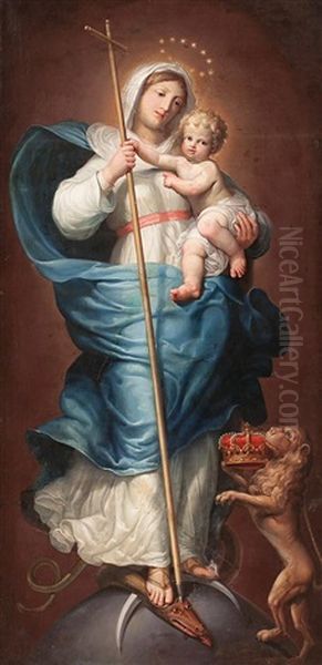 El Triunfo De La Virgen Adorado Por El Reino De Espana - view 1