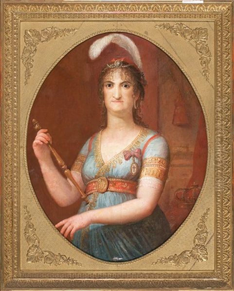 Retrato De La Reina Maria Luisa De Parma - view 1