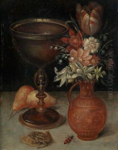 Stillleben Mit Kelch by Georg Flegel