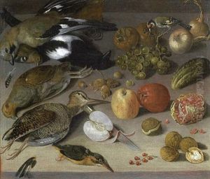 Nature Morte Au Gibier Et Fruits