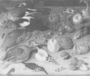 Still Life With Fruit And Fowl