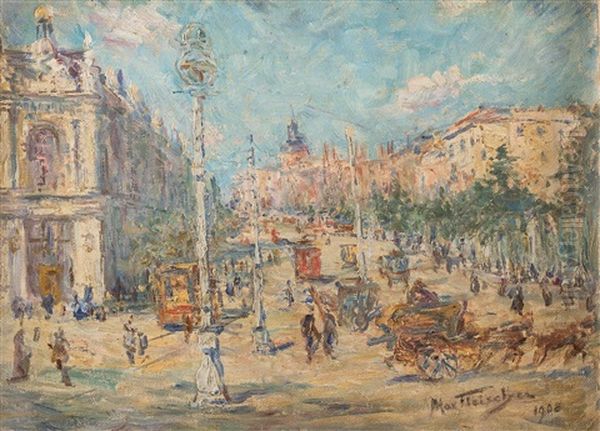 Belebter Stadtplatz - view 1