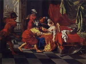 The Death Of Lucretia by Bertholet Flemal