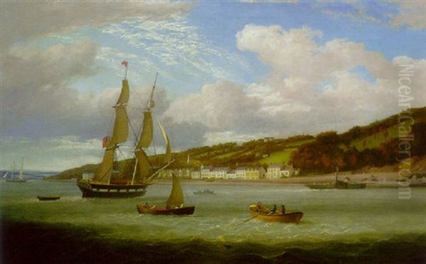 View Of Rhu With The "comet" Steamship On The River Clyde, Dumbartonshire - view 1