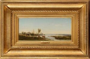 Paysage De Mer En Normandie by Camille Flers