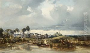 Annet Banks Of The Marne At Annet