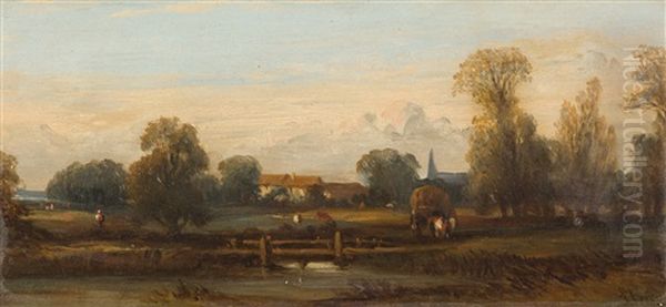 Landschaft Mit Heuwagen - view 1