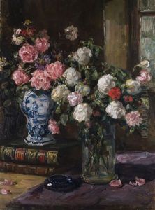 Grosses Blumenstilleben by Luma Von Flesch-Brunningen