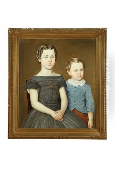Portrait Of Two Children - view 1