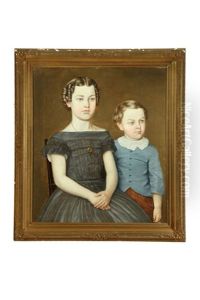 Portrait Of Two Children by Aaron Dean Fletcher