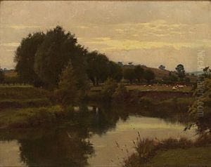 Landskap Med Far by Blandford Fletcher