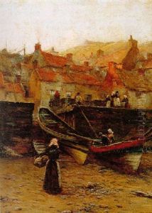 Evening On The Beach, Staithes Evening On The Beach, Staithes