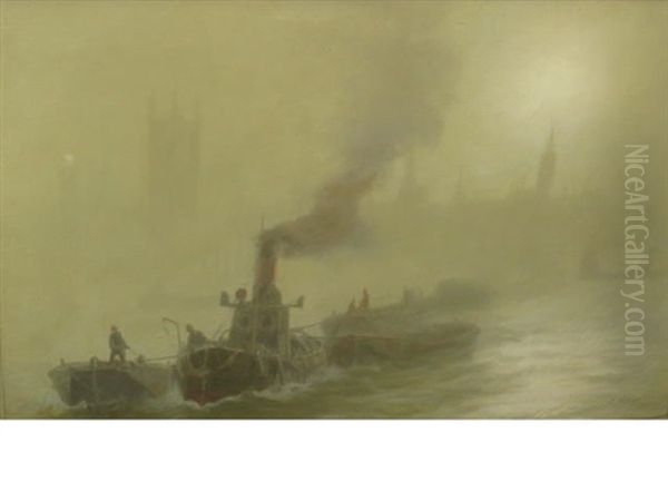 Silver Mist - Westminster (+ St. Pauls From The River By The Same Hand; 2 Works) - view 1