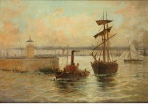 Sail And Steam by Edward Henry Eugene Fletcher