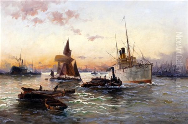 Shipping On The Thames - view 1