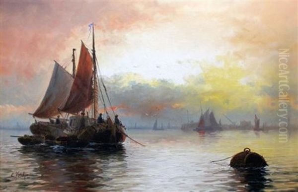 Shipping At The Mouth Of The Thames - view 1