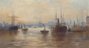 The Pool Of London by Edward Henry Eugene Fletcher