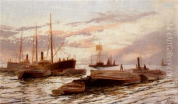 Shipping On The Thames In London - view 1