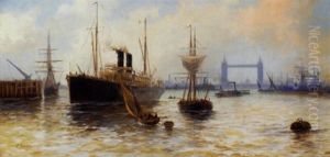 The Thames At Tower Bridge The Thames At Tower Bridge