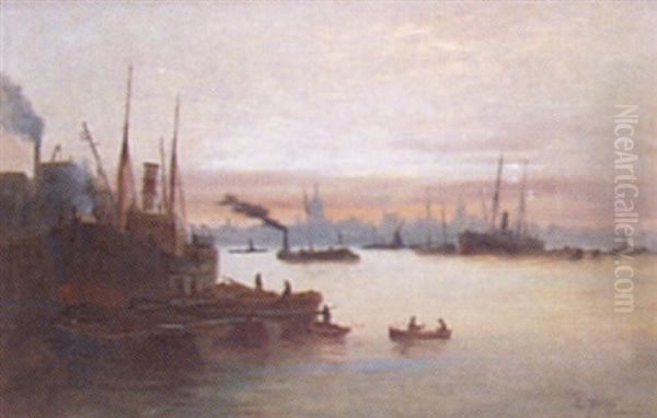 On The Thames At Wapping - view 1