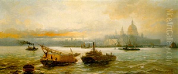 St. Pauls From Bankside - view 1